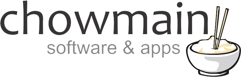 Chowmain Logo - Black-and-white (834x288), Png Download