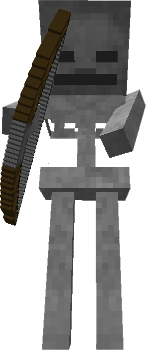 The Titans Mod 17 - Minecraft Skeleton Titan (293x701), Png Download