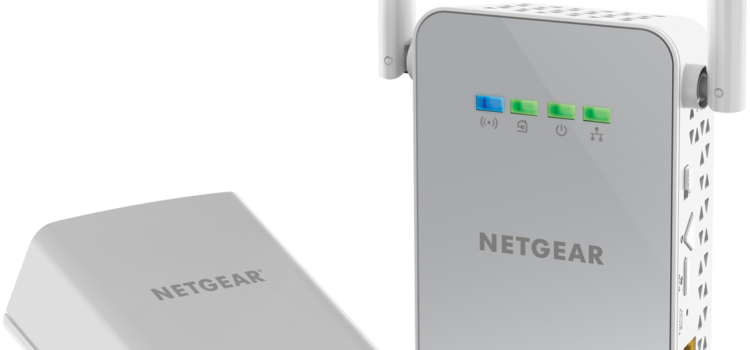 Networking Through Your Power Lines Netgear Powerline - Netgear Powerline Plw1000 Adapter - With Netgear Powerline (750x350), Png Download