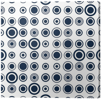 Seamless Pattern With Black Concentric Circles Canvas - Shirt (400x400), Png Download