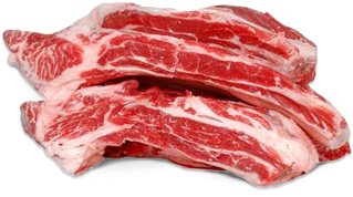 Beef Ribs - Fresh Beef Spare Ribs (500x500), Png Download