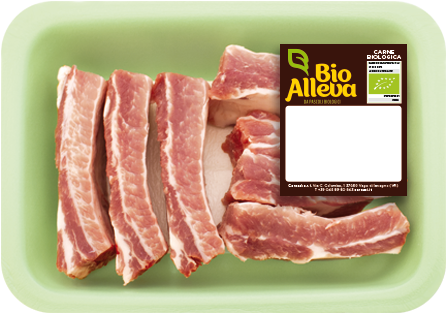 Ribs - Domestic Pig (450x344), Png Download