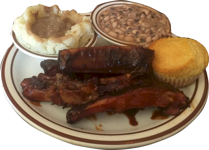 Bbq Ribs - Spare Ribs (688x494), Png Download