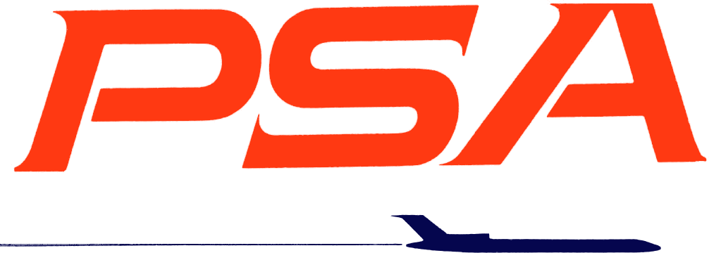 Psa Logo 70s - Pacific Southwest Airlines Logo (1006x360), Png Download