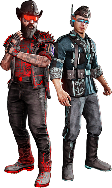 27 Mar - Killing Floor 2 Cyberpunk (359x602), Png Download