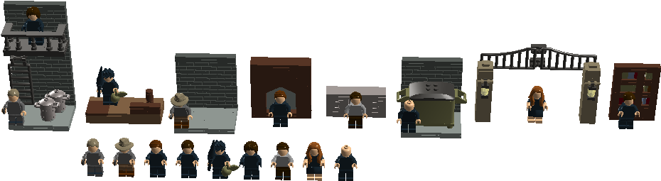 Gotham City Mini Sets - Barbara Kean In Lego (1005x846), Png Download