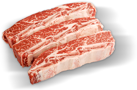 Midwestern Bone-in Shortribs - Bone (470x390), Png Download