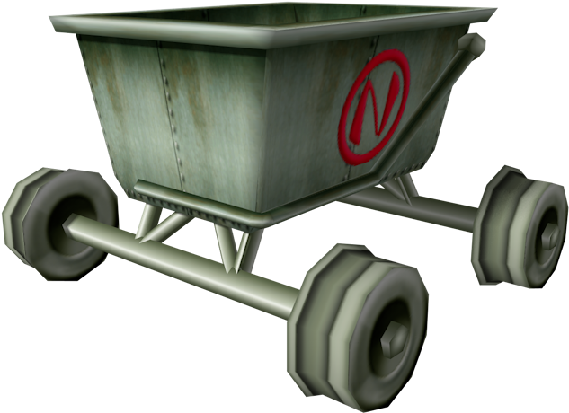 Minecart Crash Bandicoot The Wrath Of Cortex - Crash Bandicoot: The Wrath Of Cortex (639x467), Png Download