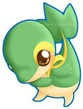 Chibi Snivy (385x385), Png Download
