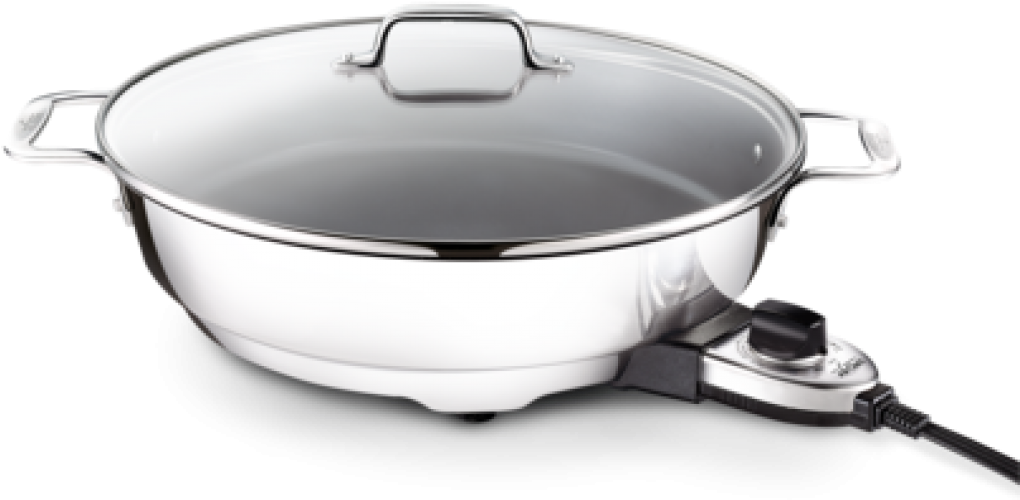 All Clad 7 Qt Electric Non Stick Skillet - All Clad Electric Pan (1024x1024), Png Download