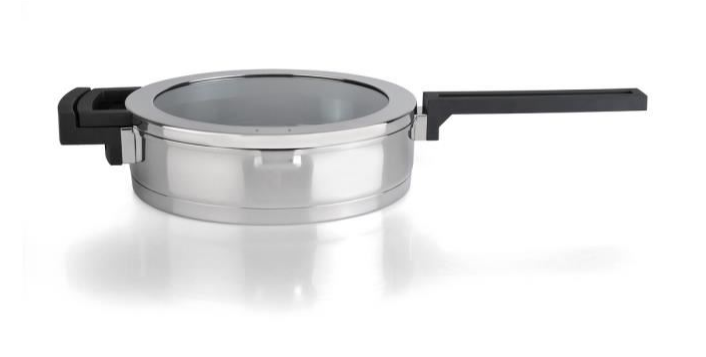 Neo Glass 10in Covered Deep Skillet - Berghoff Neo 10'' Deep Skillet With Lid, Silver (705x564), Png Download