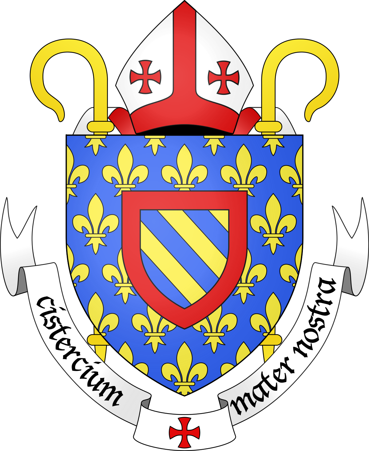 Cistercian Coat Of Arms (1200x1464), Png Download