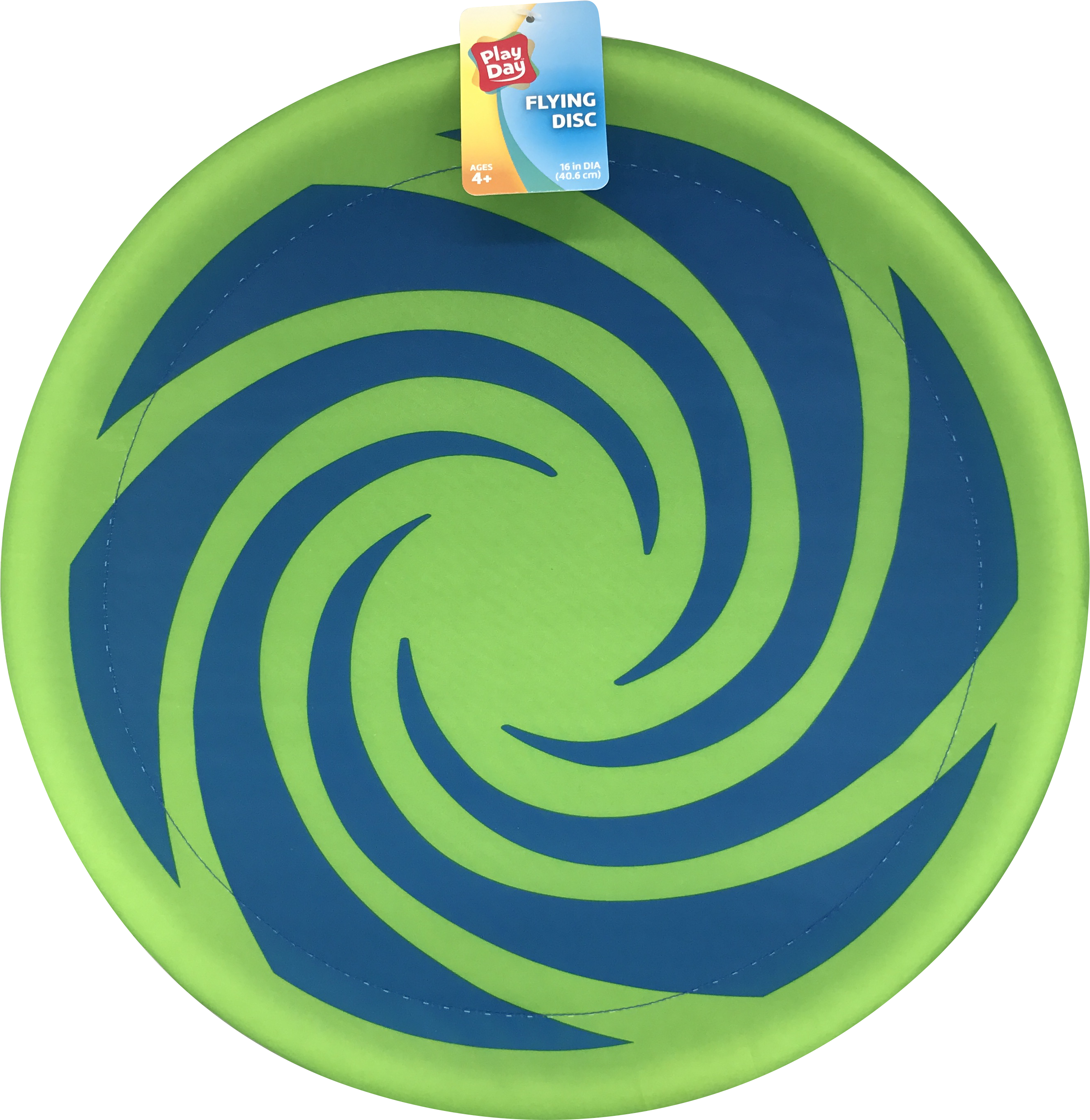 Play Day Big Jumbo Flying Disc, 16" Kaleidoscopic Blue - Play Day Big Jumbo Flying Disc (2654x2729), Png Download