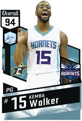 Kemba Walker Diamond Card - Reggie Miller Nba 2k17 (325x475), Png Download