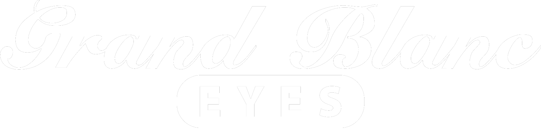 Grand Blanc Eyes Grand Blanc Eyes - Calligraphy (1820x437), Png Download