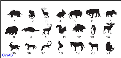 Error Message - Animal Silhouettes (400x400), Png Download
