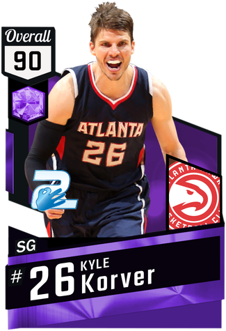 Kyle Korver Amethyst Card - Michael Jordan 2k17 Card (325x475), Png Download