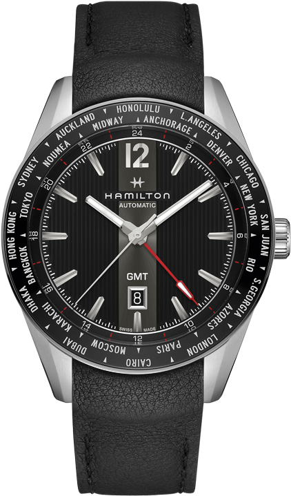 Broadway Gmt Limited Edition - Jack Ryan Hamilton Watch (500x762), Png Download