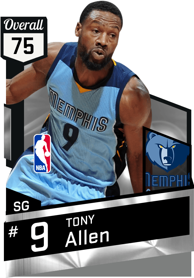 Tony Allen - Elfrid Payton Nba 2k17 (651x941), Png Download