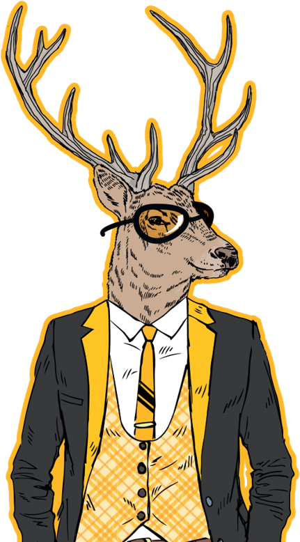 Elk (462x787), Png Download