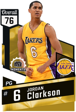 Jordan Transparent Nba 2k16 Jpg Royalty Free Library - Jordan Clarkson Nba 2k18 Rating (325x475), Png Download
