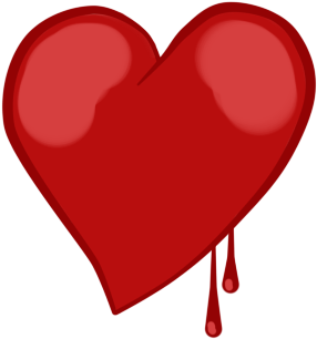 Red Heart Graphic - Heart (800x600), Png Download