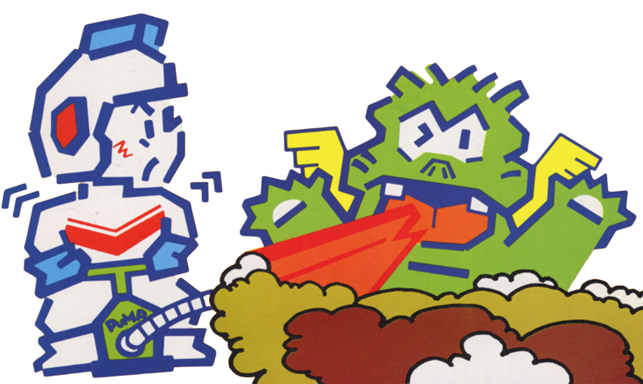 Some More Arcade Artwork From Dig Dug - Dig Dug (1280x759), Png Download