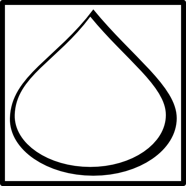 Water Drop Clip Art - Clip Art (600x600), Png Download