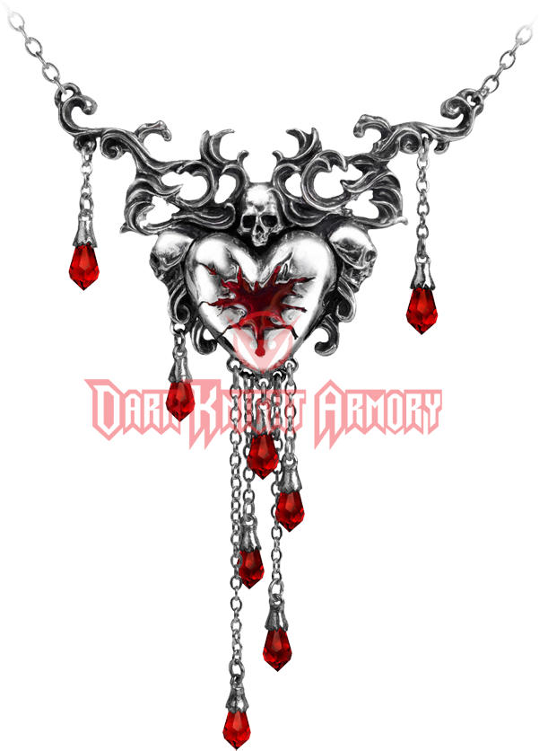 Bleeding Heart Pendant - "bleeding Heart Pendant" (850x850), Png Download