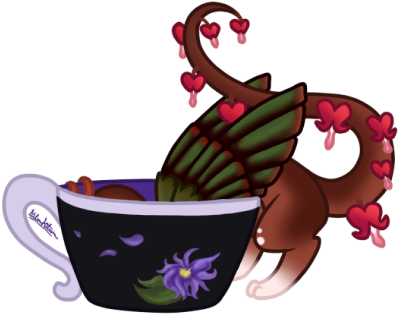 I Felt It Would Suit This Dragon's Personality Due - Cartoon (402x318), Png Download