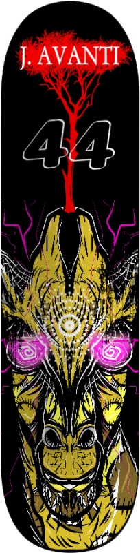 Skateboard Deck (800x800), Png Download