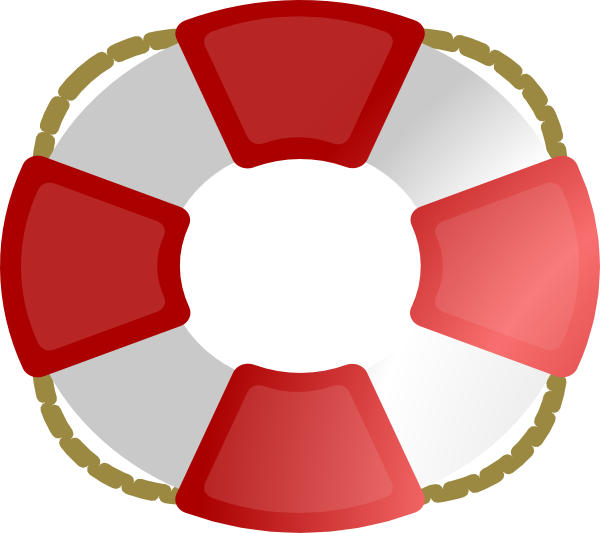 Buoy Vector Picture Black And White Download - Boat Safety Clip Art (600x533), Png Download