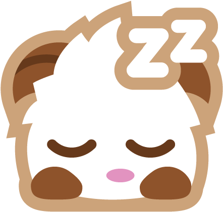 Poro Sticker Sleepy - Lol Emoji Png Discord (500x500), Png Download