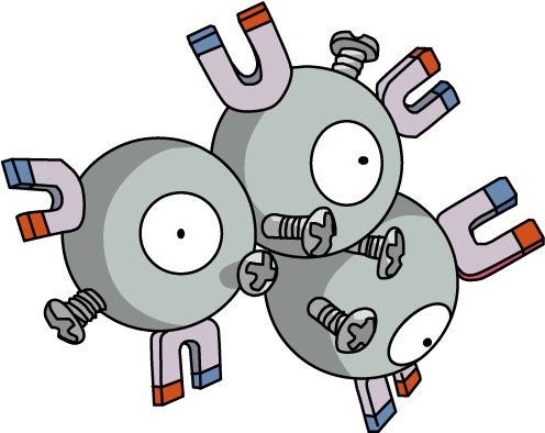Magneton Tipo Elétrico E Aço - Magneton From Pokemon (500x500), Png Download
