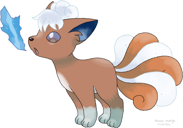 Crossbreed Vulpix - Vulpix Crossbreed (800x600), Png Download