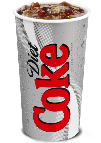 Do Diet Sodas Cause Weight-gain - Diet Coke (355x494), Png Download