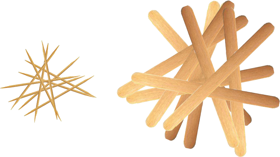 One Popsicle Stick - /m/083vt (973x570), Png Download