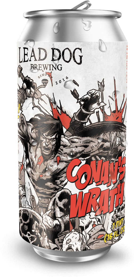 Https - //i2 - Wp - Com/www - Leaddogbrewing - Com/ - Lead Dog Conan's Wrath (1000x1200), Png Download
