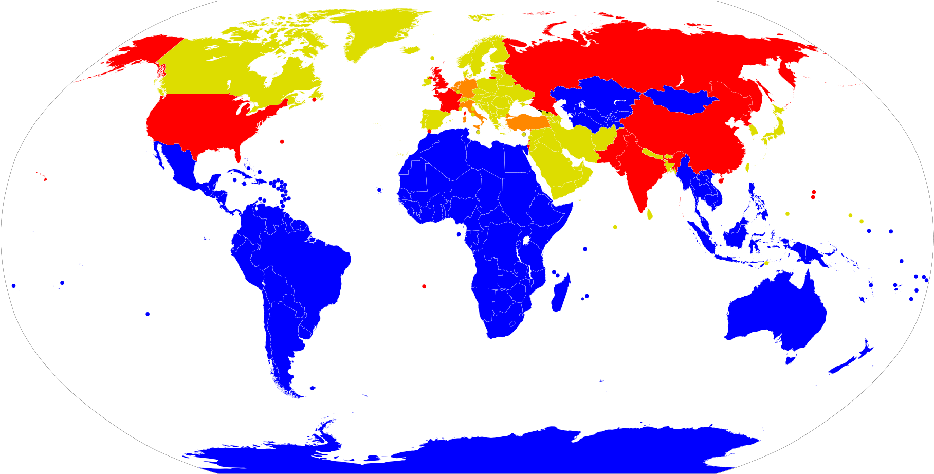Nuclear Weapons Free Zones - Indonesia Nukes (2000x1015), Png Download