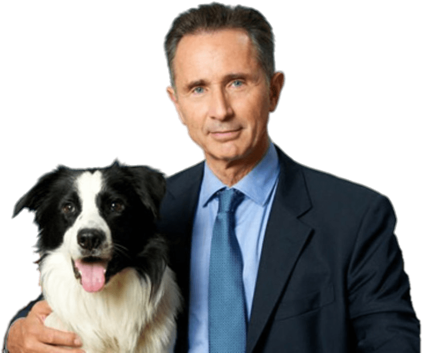 Thierry Lhermitte With Dog Png - Thierry Lhermitte (1024x721), Png Download
