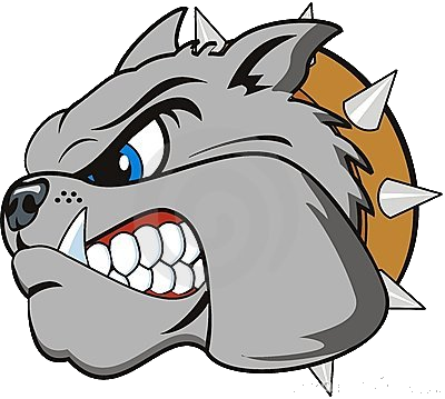 Cartoon Angry Dog Face (400x359), Png Download