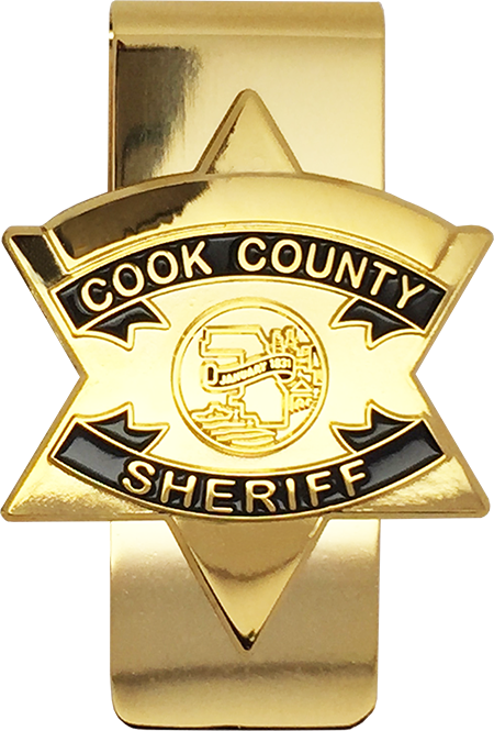Cook County Sheriff Star Money Clip - Cook County Sheriff Badge (450x665), Png Download