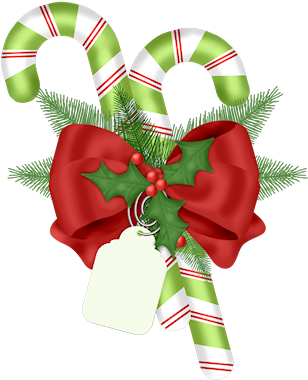 Candy Canes ‿✿⁀°••○ - Christmas Day (333x400), Png Download