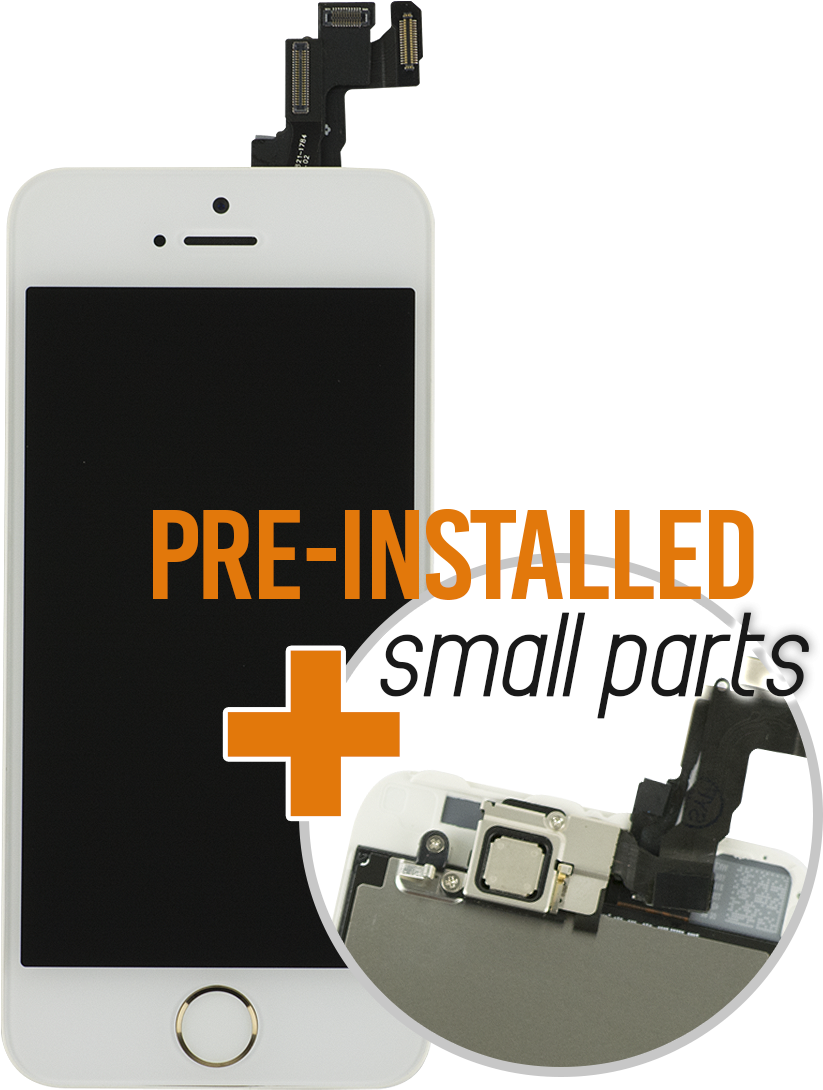 Iphone 5s White/gold Display Assembly With Front Camera - Arsenal Fans Club Indonesia (1200x1200), Png Download