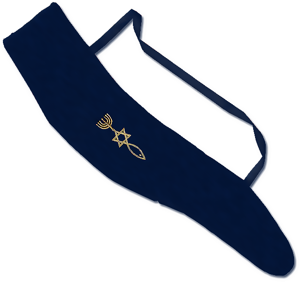 Messianic Shofar Bag With Grafted In Embroidery - Bolsas Para Shofar (650x650), Png Download