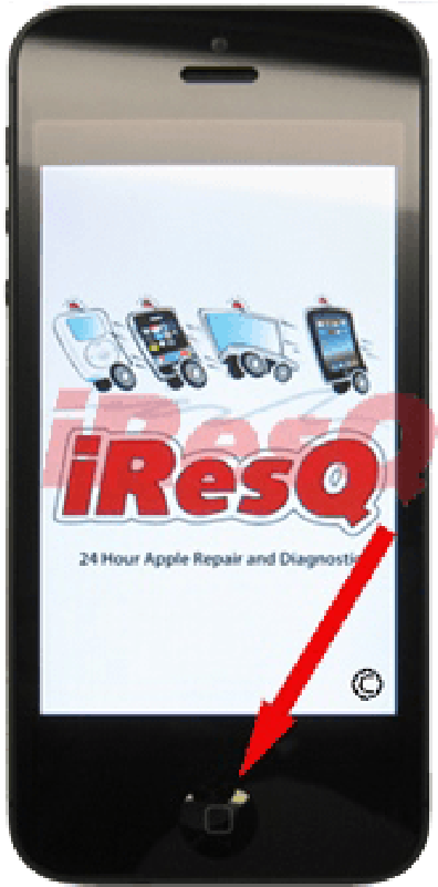 Iphone 5s Home Button Repair - Iphone (800x800), Png Download