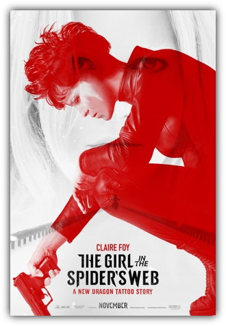 Pg-13 For Some Thematic Content Involving Peril, And - Girl In The Spider's Web Poster (330x475), Png Download