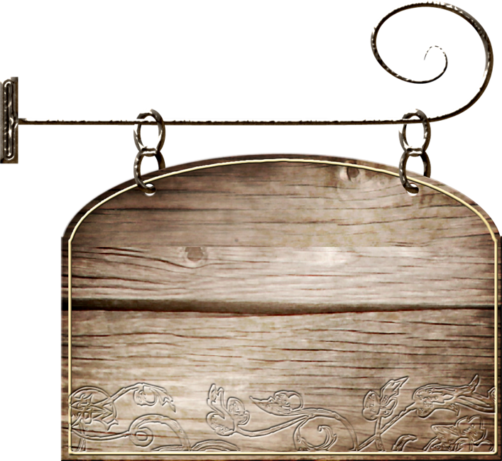 Banner Free Stock Pegleggedfish Com - Wooden Hanging Sign Png (707x649), Png Download