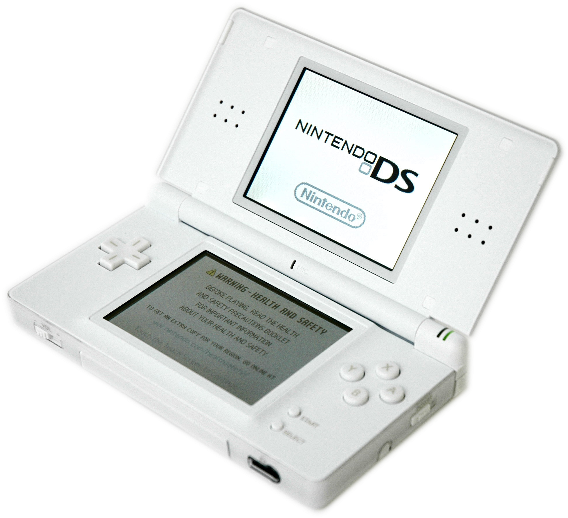 Dslite White Trans - Nintendo Ds Lite Png (1985x1803), Png Download