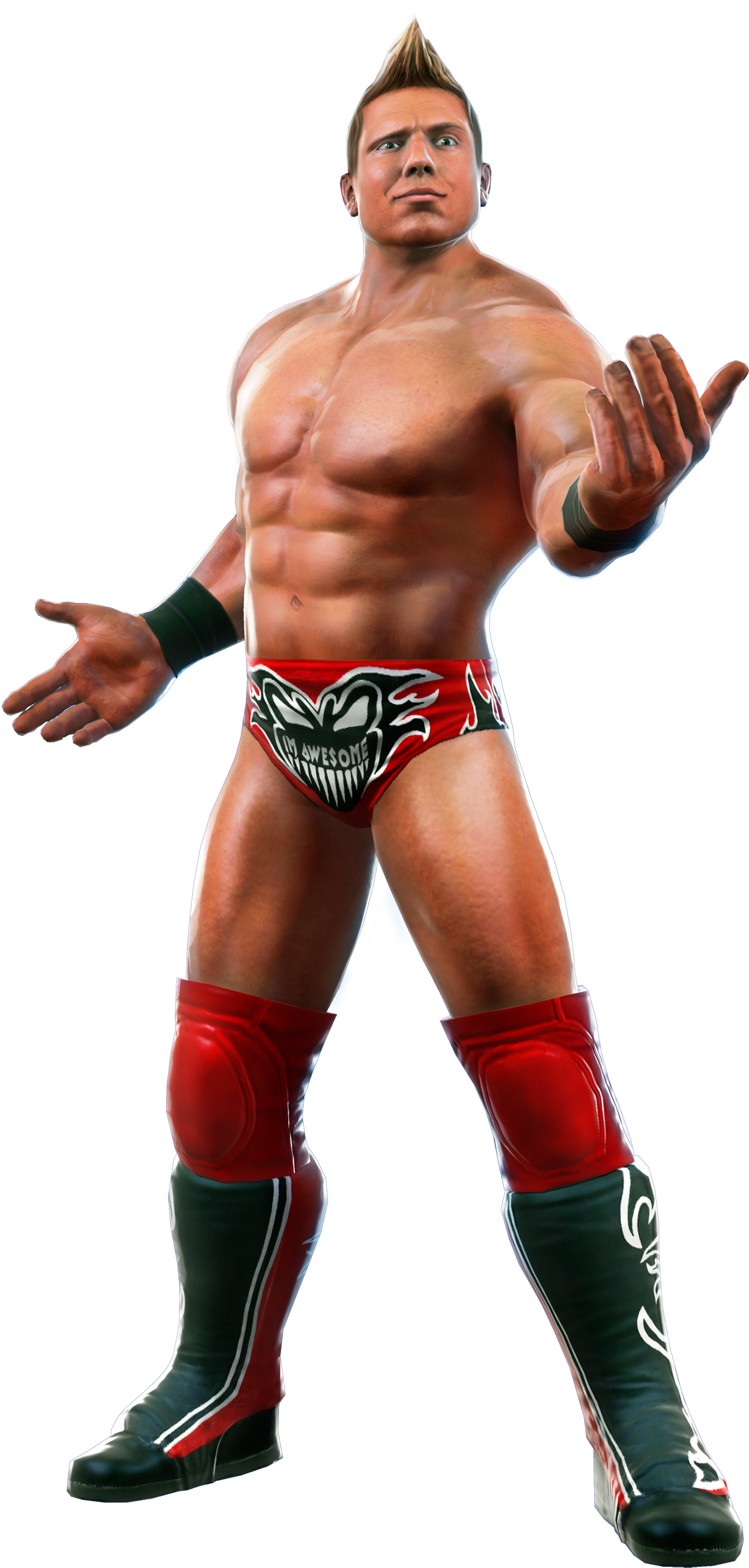 The Miz - Wwe All Stars Superstars Png (1837x2750), Png Download